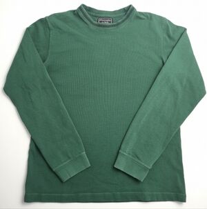​VINTAGE 90s Abercrombie & Fitch Long Sleeve Tee - Deep Green - Large